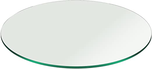 Photo 1 of 48" Inch Round Glass Table Top 3/8" Thick Pencil Polish Edge Tempered by Fab Glass and Mirror
