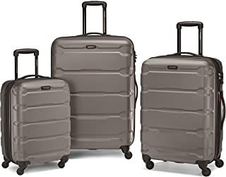 Photo 1 of Samsonite Omni PC Hardside Expandable Luggage with Spinner Wheels, Silver, 3-Piece Set (20/24/28)