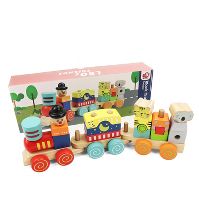 Photo 1 of Leo & Friends Block Train Stacking Set

