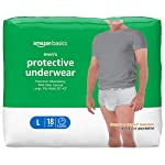 Photo 1 of  Amazon Basics Incontinence Underwear for Men, Maximum Absorbency, Large, 18 Count, 1 Pack (Previously Solimo)
