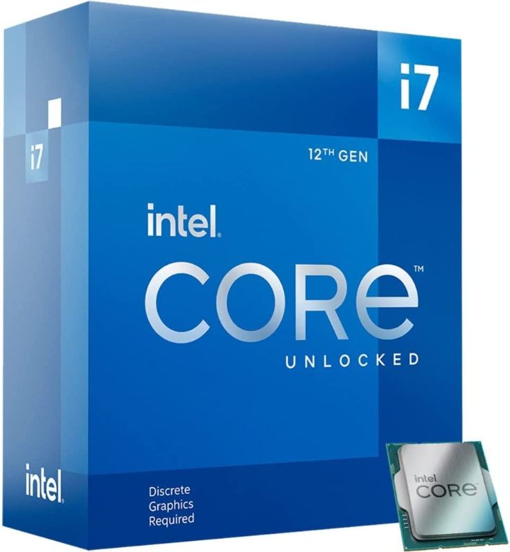 Photo 1 of Intel - Core i7-12700KF Desktop Processor 12 (8P+4E) Cores up to 5.0 GHz Unlocked LGA1700 600 Series Chipset 125W
