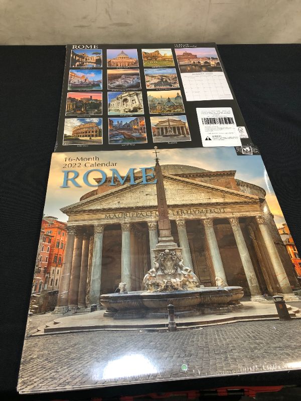 Photo 2 of 4 PACK 16-MONTH 2022 CALENDAR ROME