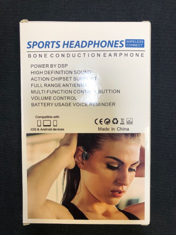 Photo 3 of SPORTS HEADPHONE WIRELESS CONNECT FOR: IOS/ANDROID