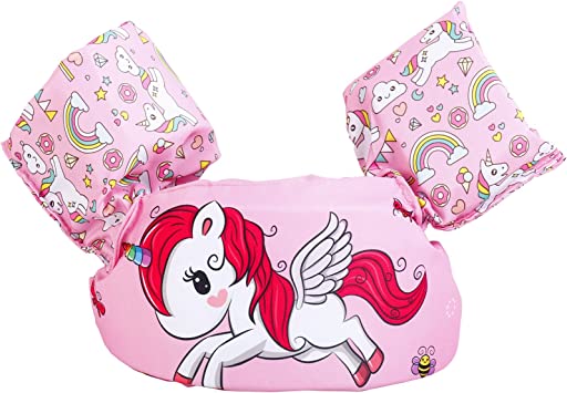 Photo 1 of Kids Swim Vest for Child Swimming Training,Toddler Arm Wings Protective Swimsuit for 25-55 Pounds Girls Boys Sea Beach Jumper
