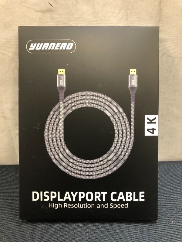 Photo 3 of YURNERO DISPLAYPORT CABLE HIGH RESOLUTION AND SPEED 4K@60HZ, 2K@144HZ