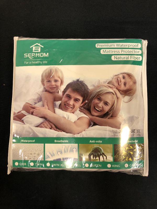 Photo 4 of California King Waterproof Mattress Protector - Premium Microfiber Breathable Fits 8-21 Inch Ultra Soft Noiseless Mattress Pad Cover
