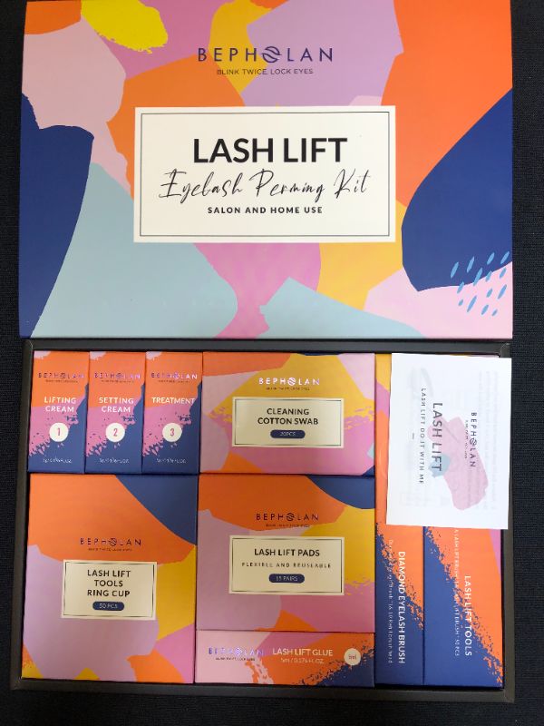 Photo 3 of BEAUTY - BRAND NEW
BEPHOLAN Lash Lift Kit,Upgraded Lash Lift,Professional Eyelash Perm Kit, Semi-Permanent Curling Perming,Safe&Easy to Use, Wave Lift Extension Perm Set
