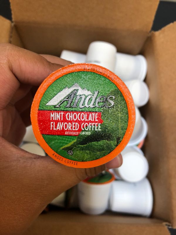 Photo 2 of Andes Mints Coffee Chocolate Mint Peppermint Coffee Pods for Keurig K-Cup Brewers, 40 Count
