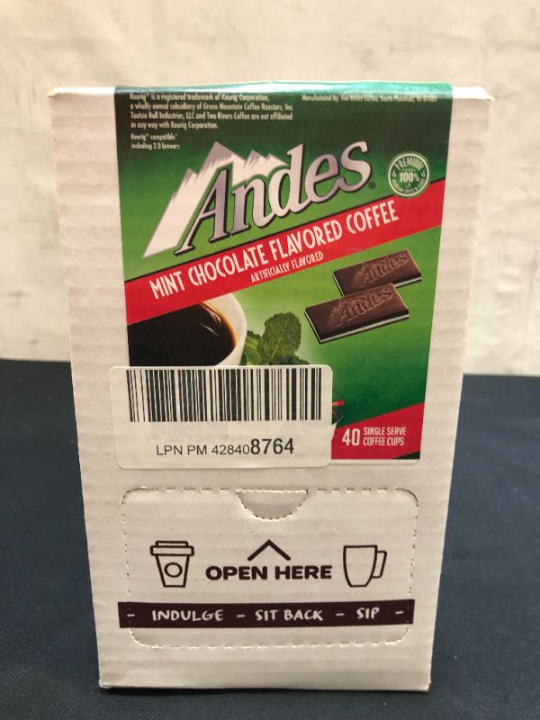 Photo 4 of Andes Mints Coffee Chocolate Mint Peppermint Coffee Pods for Keurig K-Cup Brewers, 40 Count
