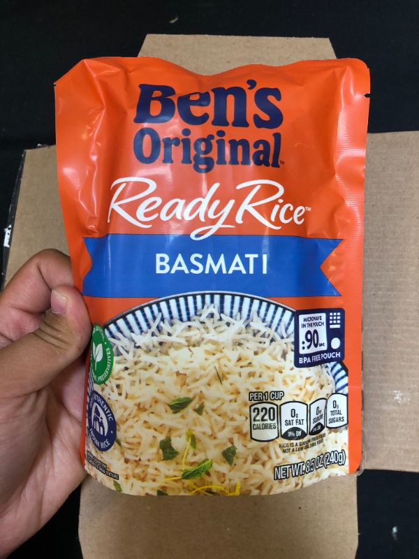 Photo 3 of BEN'S ORIGINAL Ready Rice Pouch Basmati, 8.5 oz. (6 Pack)
EXP 07 13 2022