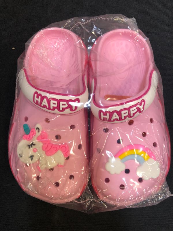 Photo 2 of Weweya Kids Garden Clogs Summer Cute Sandals Slippers with Cartoon Charms for Boys Girls Toddler
