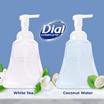 Photo 1 of Dial Complete Antibacterial Foaming Hand Wash, Coconut Water/Soothing White Tea, 15 oz (Pack of 4)
