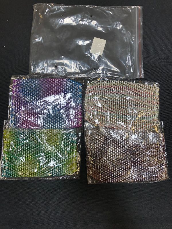 Photo 3 of 4PCS SHINY WOMENS FACE MASK MULTI COLOR