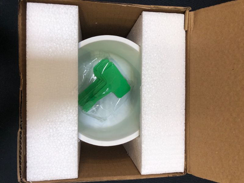 Photo 1 of CERAMIC PLANTER POT WHITE
