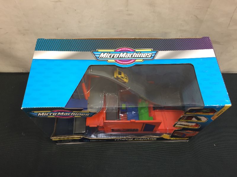 Photo 2 of Micro Machines Core Playset, Car Tuner Garage Station - Expandable and Connectable to Other MM Sets, Includes One Exclusive Vehicle - Collect Them All
