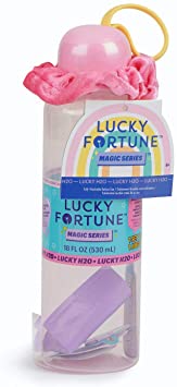 Photo 1 of WowWee Lucky Fortune Magic Series - Reusable Water Bottle, Stickers, Lucky Bracelet, & Scrunchy - Lucky H2O Water Bottle for Teens
