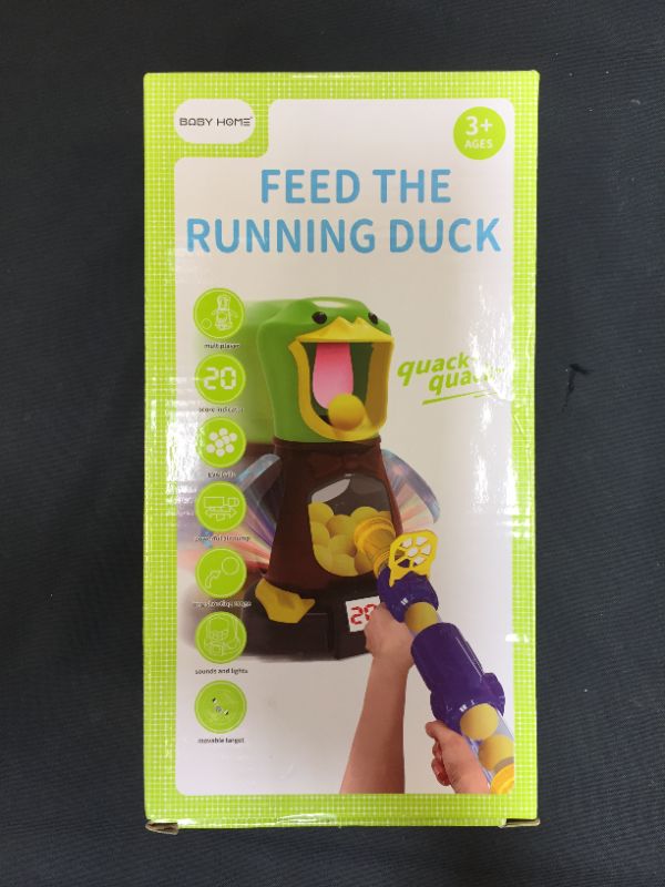 Photo 2 of Duck Shooting Toys for Kids 3-5 Years, 2 Packs of Toy Foam Blasters with Movable Target, Interactive Competition Game Gift for Boys and Girls Ages 6 7 8 9+ Years Old
