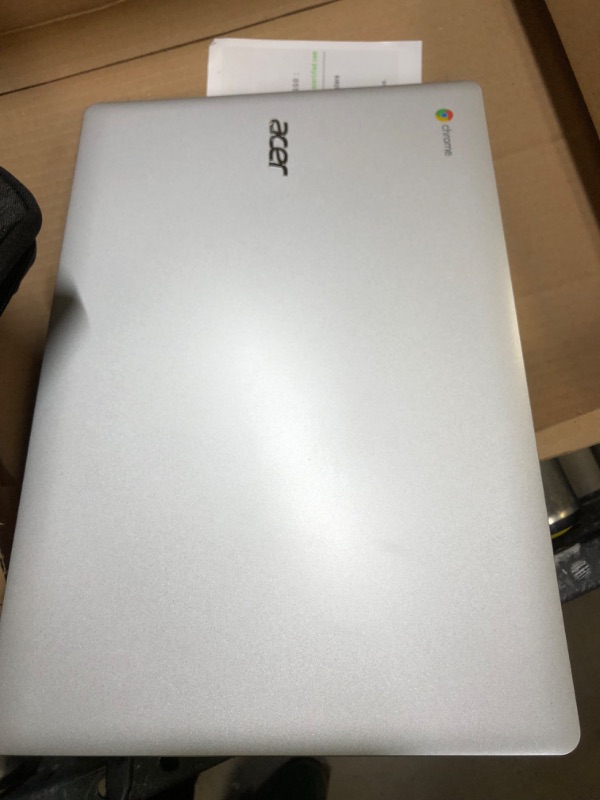 Photo 5 of 2022 Acer 15inch HD IPS Chromebook, Intel Dual-Core Celeron Processor Up to 2.55GHz, 4GB RAM, 64GB Storage, Super-Fast WiFi Up to 1300 Mbps, Chrome OS-(Renewed) (Dale Silver)
