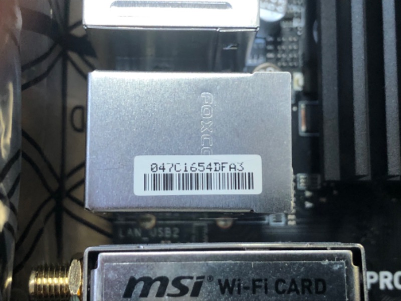 Photo 1 of MSI PRO B550M-VC WiFi ProSeries Motherboard (AMD AM4, DDR4, PCIe 4.0, SATA 6Gb/s, M.2, USB 3.2 Gen 2, HDMI/DP, Wi-Fi, mATX)
