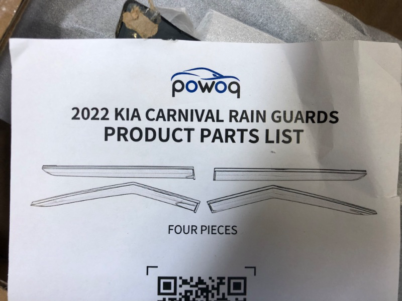 Photo 1 of 2022 Kia Carnival Rain Guards 