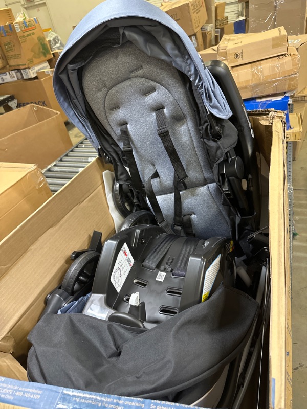 Photo 2 of Graco Modes Pramette Travel System, Includes Baby Stroller with True Pram Mode, Reversible Seat, One Hand Fold, Extra Storage, Child Tray and SnugRide 35 Infant Car Seat, Ontario Pramette Ontario