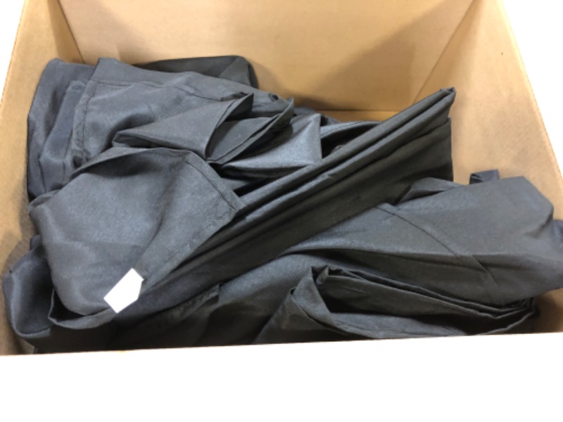 Photo 1 of 90" x 132" Black Table Cloth 