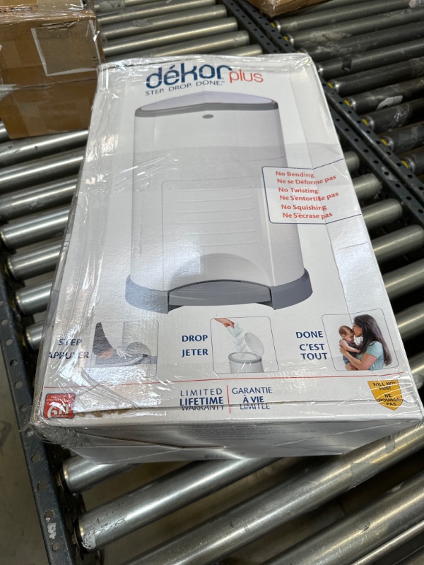 Photo 3 of Dekor Plus Hands Free Diaper Pail - White