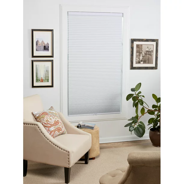 Photo 1 of 29" x 72" -- Cordless Honeycomb Cellular Shade 100% Blackout, White 