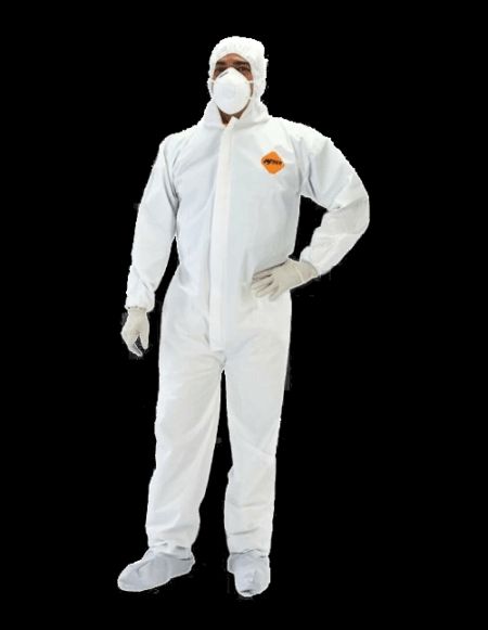 Photo 1 of  Size :  Large -- Tiger Disposable Coverall 25Pack 