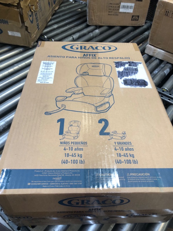 Photo 3 of Graco Affix Highback Booster Seat with Latch System, Atomic
