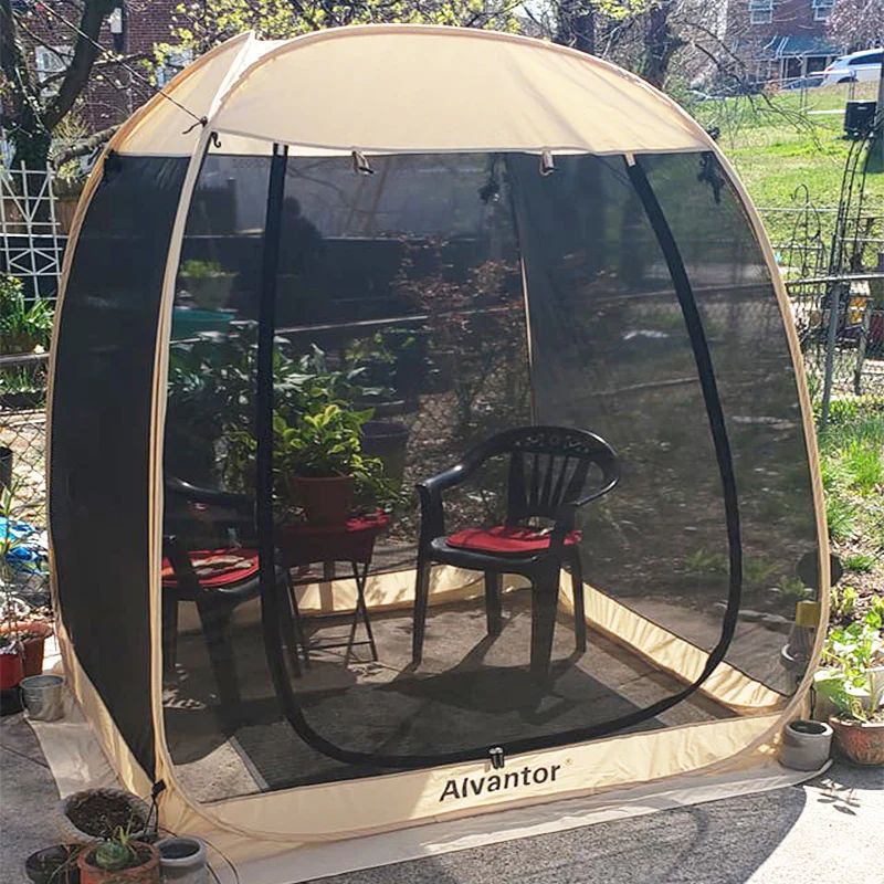 Photo 1 of Alvantor 2-15 Person Pop Up Screen House Tent Instant Screened Gazebo For Deck/Patio Portable Camping Tent
