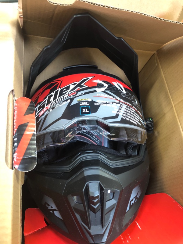 Photo 2 of Castle X CX950 V2 Modular Electric Snow Helmet (Matte Black - X-Large)
NEW - OPEN BOX