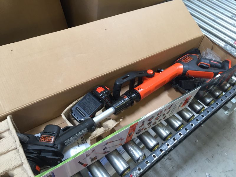 Photo 2 of BLACK+DECKER 20V Max String Trimmer/Edger, 12-Inch (LSTE525)
