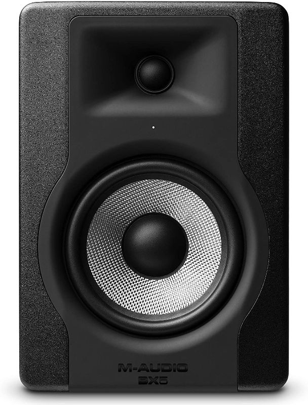 Photo 1 of M-Audio BX5 D3 | Compact 2-Way 5" Active Studio Monitor Speaker for Music Production and Mixing With Onboard Acoustic Space Control, 1 piece