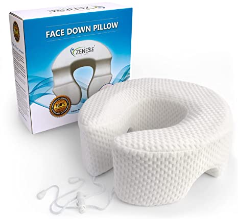 Photo 1 of Breathe Easy Face Down Pillow - Premium Adjustable Face Cradle Pillow Providing Superior Comfort. Best for Prone Face-Down Resting, as a Home Massage Headrest, or Contoured Post-Eye Surgery Support.
