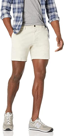 Photo 1 of Goodthreads Men's Slim-Fit 7" Flat-Front Comfort Stretch Chino Short SIZE 33
