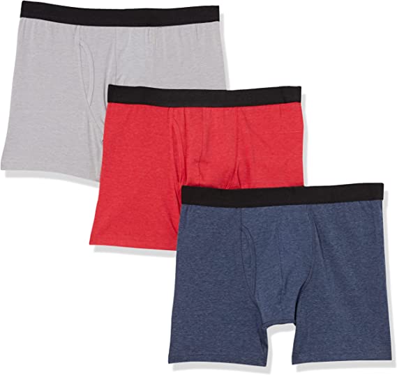 Photo 1 of Amazon Essentials Men's Boxer Briefs, Pack of 3 SIZE M 
