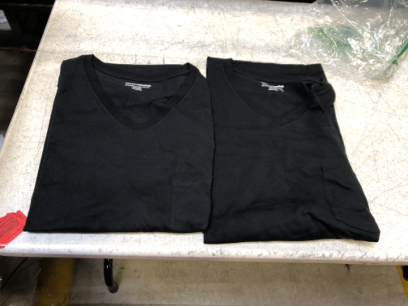 Photo 1 of 2 BLACK SHIRTS 
2XLARGE 