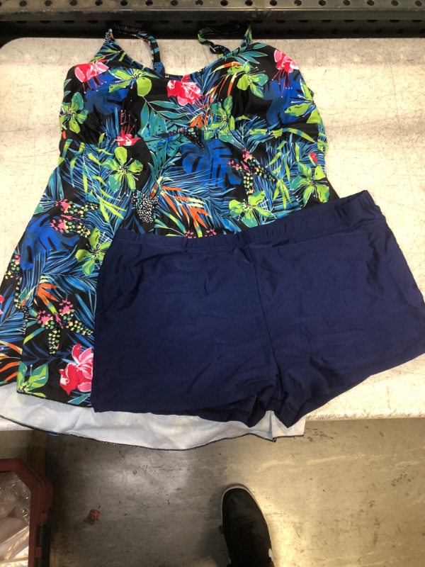 Photo 1 of 2 PIECE BATHING SUIT 
SIZE XXL 