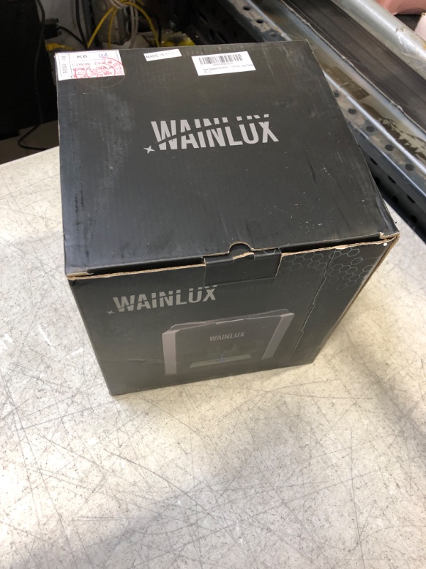 Photo 1 of Laser Engraver WAINLUX K6 Pro, 3000mW Laser Engraving Machine, 0.05mm Accuracy, BT Connection Portable Mini Laser Cutter Engraver Tool for Wood Vinyl Leather Glass, DIY Art, Logo Design ( unable to test item )

