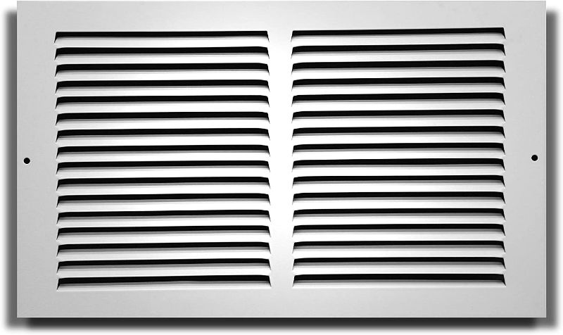 Photo 1 of 3 PACK 24" X 6" Baseboard Return Air Grille - HVAC Vent Duct Cover - 7/8" Margin Turnback for Flush Fit with Baseboard Work - White [Outer Dimensions: 25.75" Width X 7.75" Height]