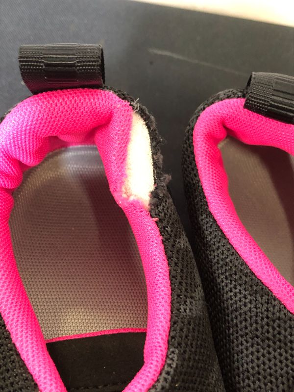 Photo 2 of SWIMMING SHOES WOMENS SIZE 9 BLACK/PINK 
DAMAGED (SEE PICTURE FOR REFRENCE)