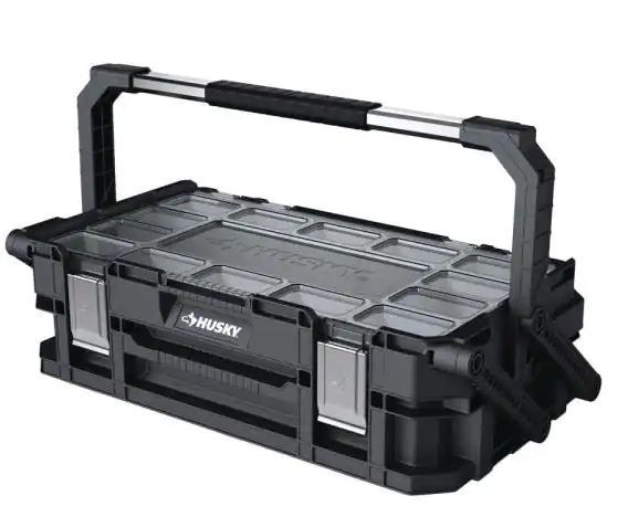 Photo 1 of 22 in. 22-Compartment Connect Cantilever Organizer for Small Parts Organizer
