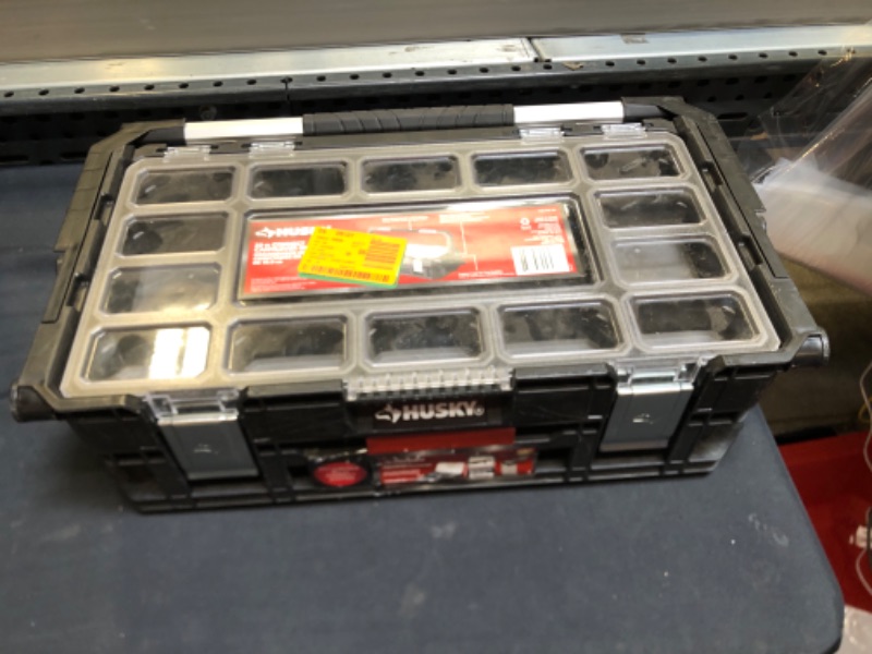 Photo 1 of 22 in. 22-Compartment Connect Cantilever Organizer for Small Parts Organizer
