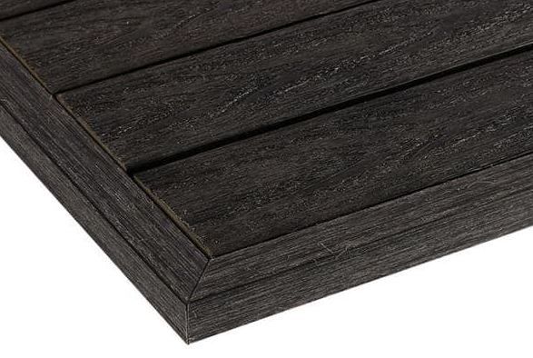 Photo 1 of 1/12 ft. x 1 ft. Quick Deck Composite Deck Tile Outside Corner Trim in Hawaiian Charcoal (2-Pieces/Box)
2 BOXES OF 2.