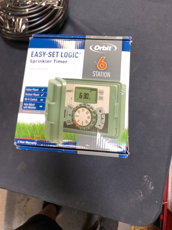 Photo 4 of 6-Station Easy-Set Logic Indoor/Outdoor Sprinkler Timer
