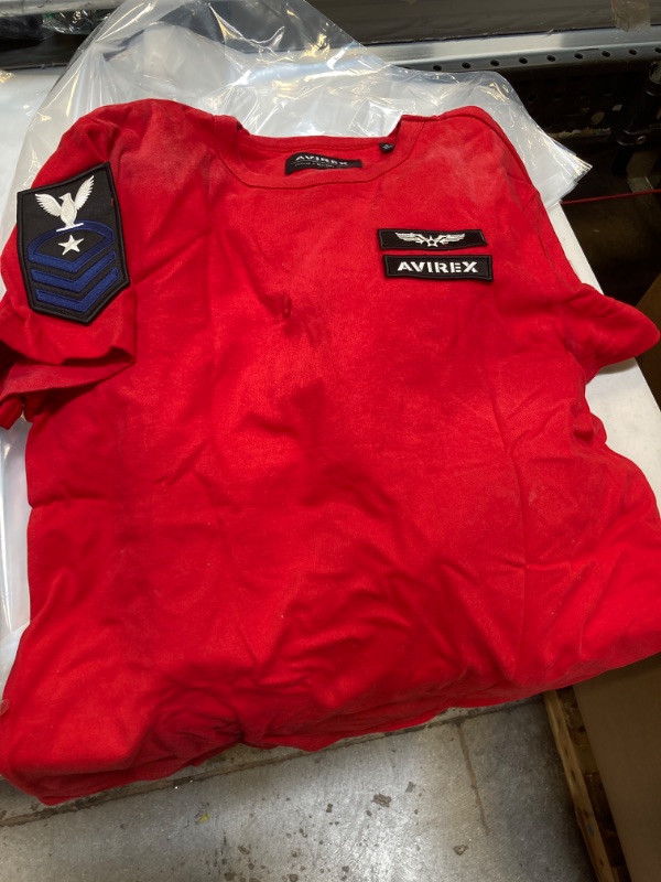 Photo 2 of Avirex Men's Short Sleeve Officer T-Shirt SIZE SMALL

