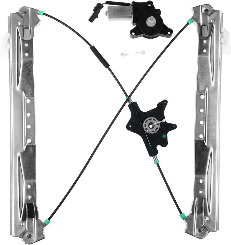 Photo 1 of A-Premium Front Right Power Window Regulator Compatible with Dodge Grand Caravan 08-20 & Ram C/V 12-15 & Chrysler Town & Country 08-16, Van, 2 Pins Motor, Replace# 68030654AA, 68030660AA, 68102230AA
