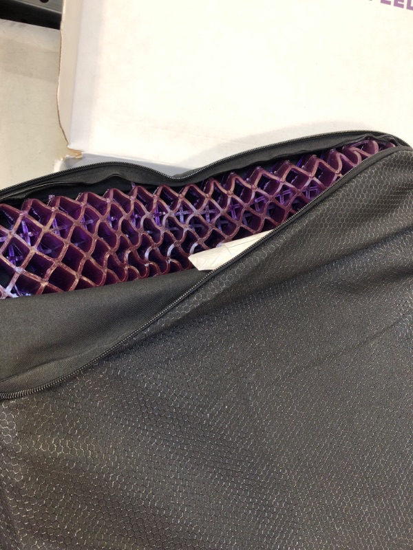 Photo 3 of Purple Royal Seat Cushion - Seat Cushion for The Car Or Office Chair - Temperature Neutral Grid