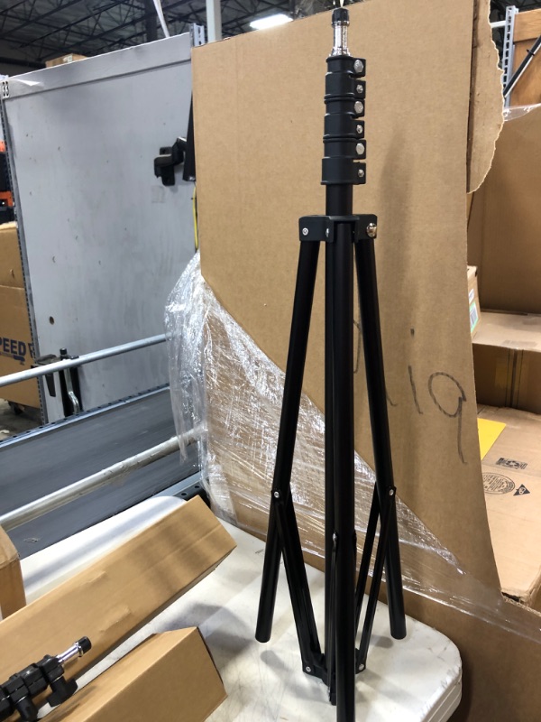 Photo 3 of Fovitec 2 - 7'6" Tripod Stands for HTC VR/Vive Mount Base Stations - Includes Articulating Ball Heads and Carrying Bag 7'6" Light Stand Kit - HTC Vive Edition